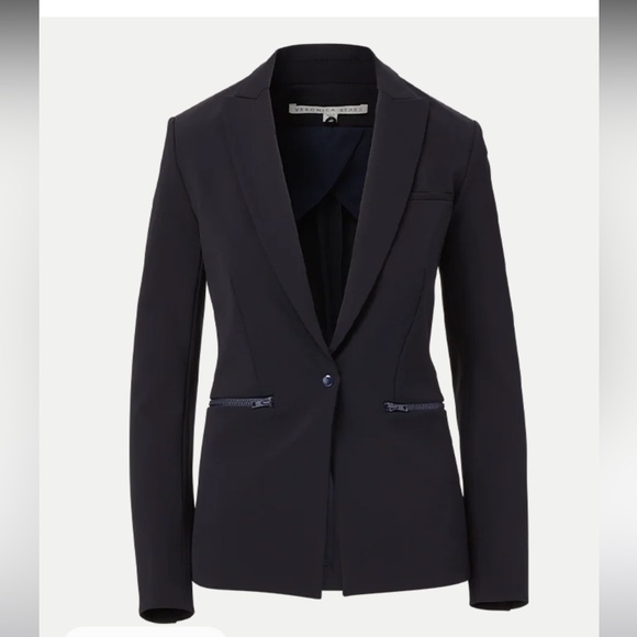 Veronica Beard Iconic Scuba Dickey Jacket in Navy - Picture 1 of 5